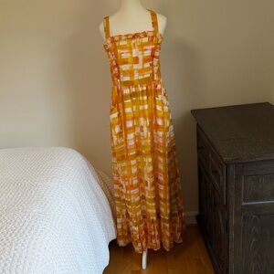 Marie Oliver Sunset Striped Maxi Dress NWT
